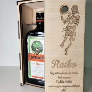 Personaliseeritud pudelikarp Jägermeister 0.5L